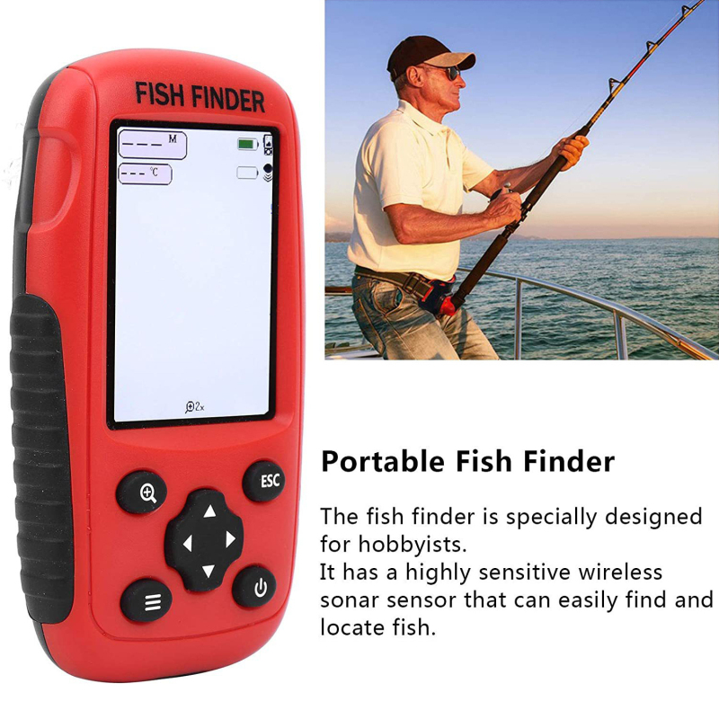Fishing Boat Depth Finder - 무선 어군탐지기 무선 소나 센서 50M