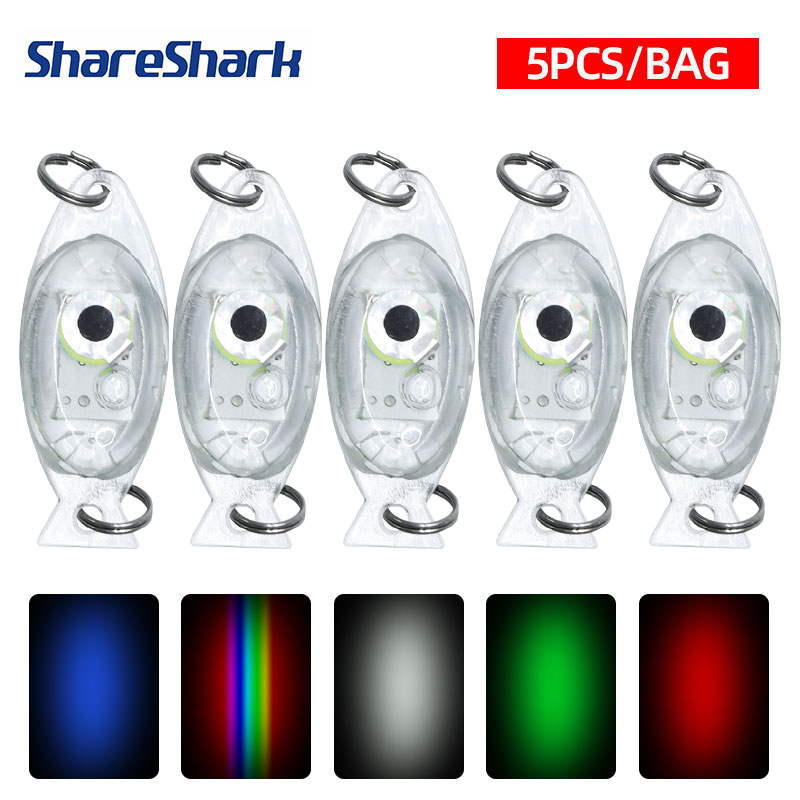 Fishing Boat Navigation Light - ShareShark 5개입 딥 드롭 낚시등 방수