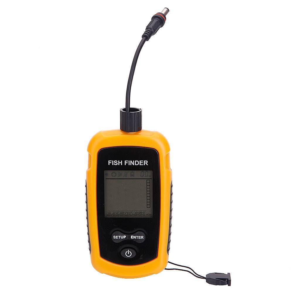 Fishing Boat Depth Finder - 알람 100M 휴대용 수중 음파 탐지기