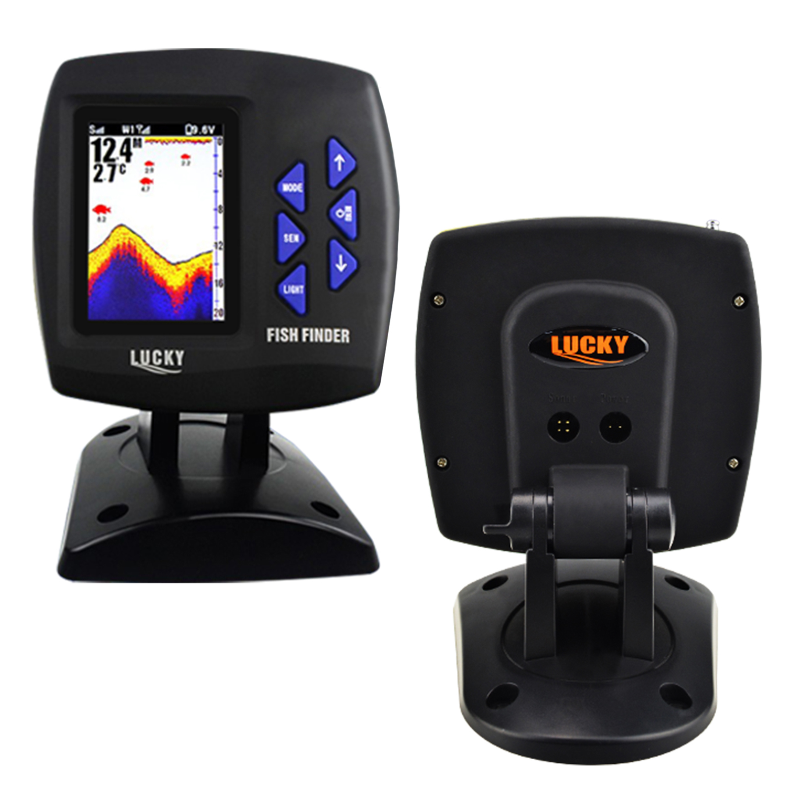 럭키 어군탐지기 300m/980ft 무선 작동 범위 1 - Fishing Boat Depth Finder 리뷰 및 가격