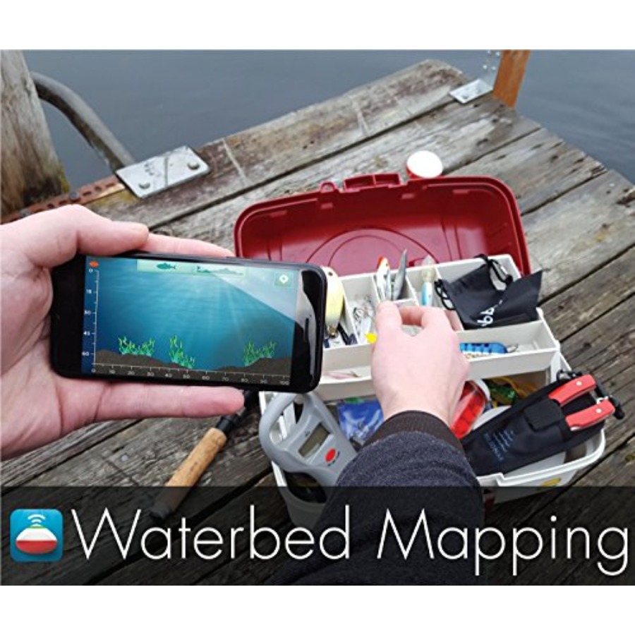 휴대용 무선 블루투스 어군탐지기(낚시 보트용), ABS - Fishing Boat Depth Finder 리뷰 및 가격