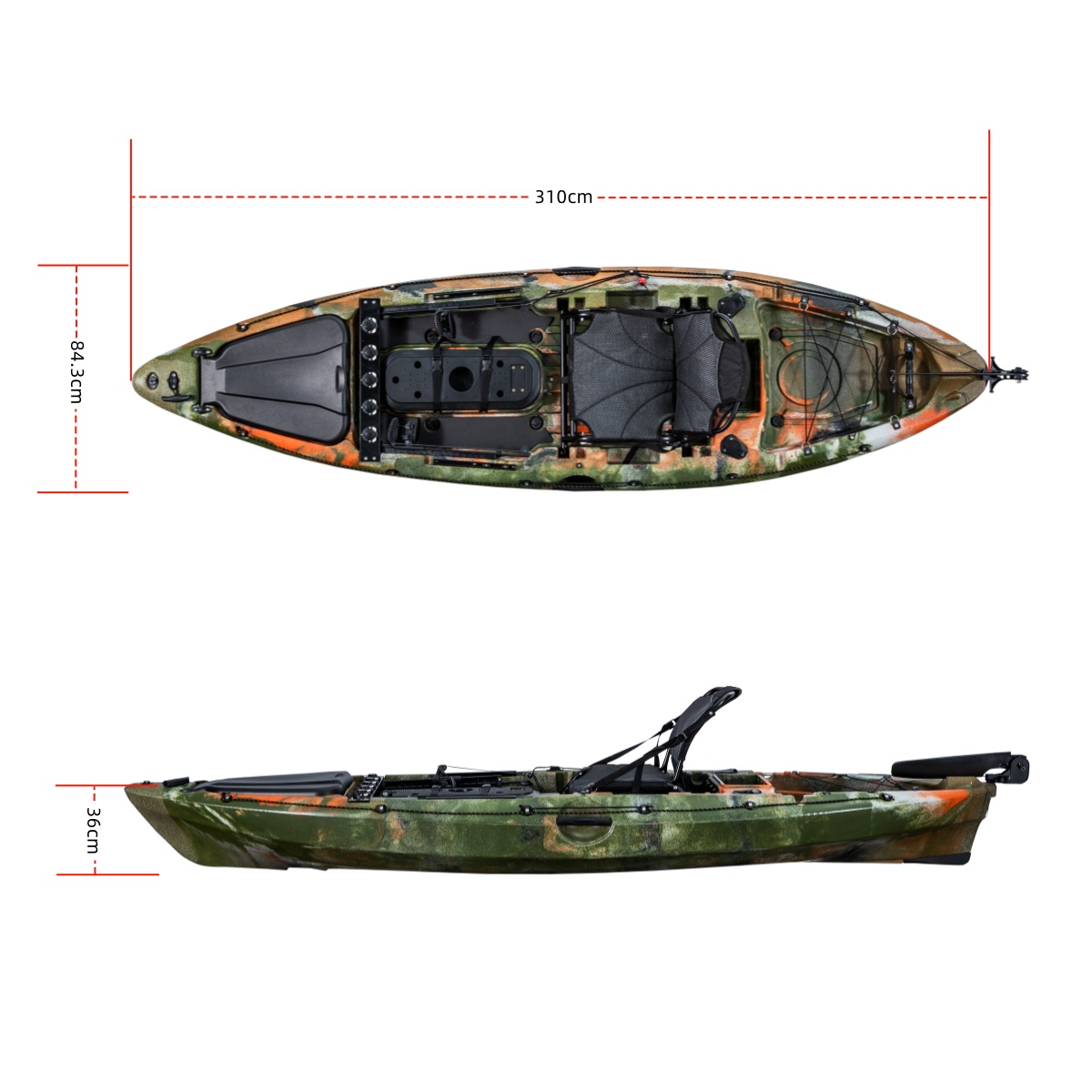 LSF 1등급 싱글 낚시 카약 플라스틱 보트 낚시용 1 - Fishing Boat Seat 리뷰 및 가격
